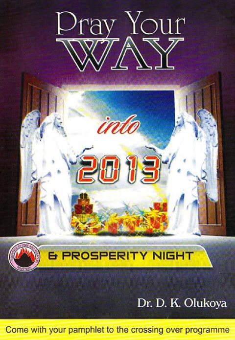 Pray your Way into 2013 & Prosperity Night