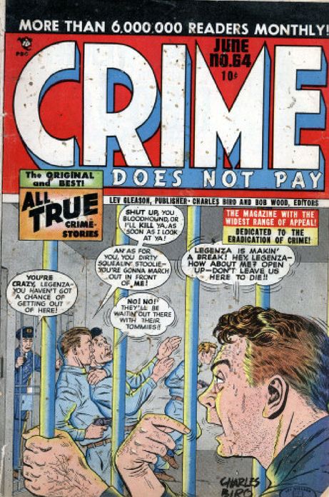Crime Does Not Pay Number 64 Crime Comic Book