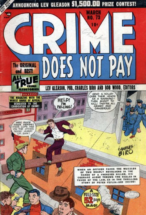 Crime Does Not Pay Number 73 Crime Comic Book