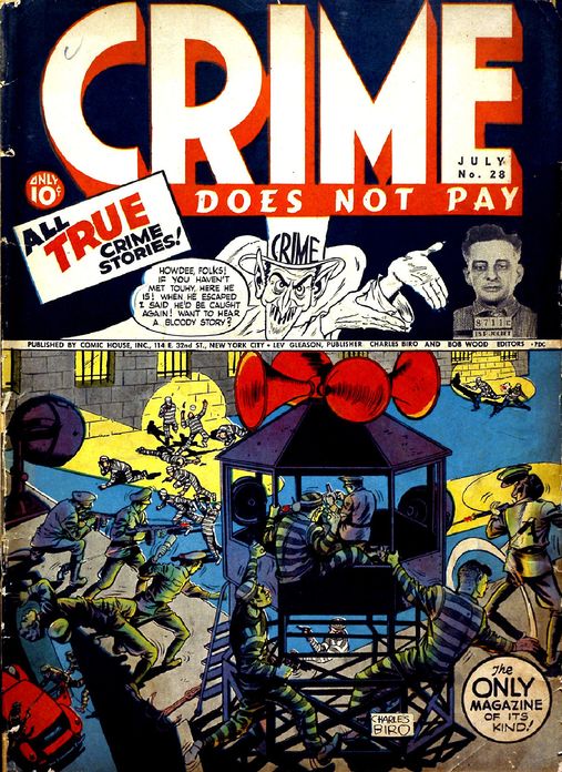 Crime Does Not Pay Number 28 Crime Comic Book