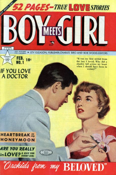 Boy Meets Girl Number 1 Love Comic Book
