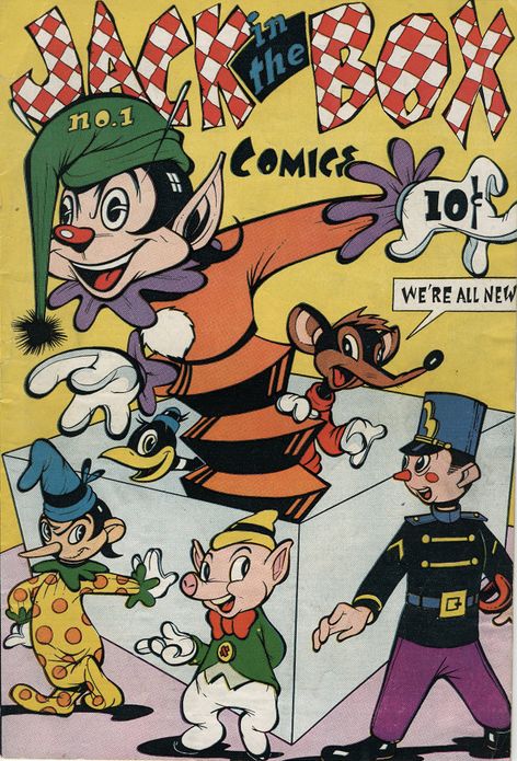 Jack In The Box Comics Number 1 Childrens Comic Book