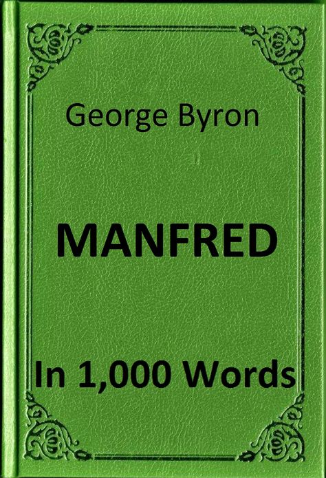 Byron - Manfred in 1,000 Words (Zbooker Classics)