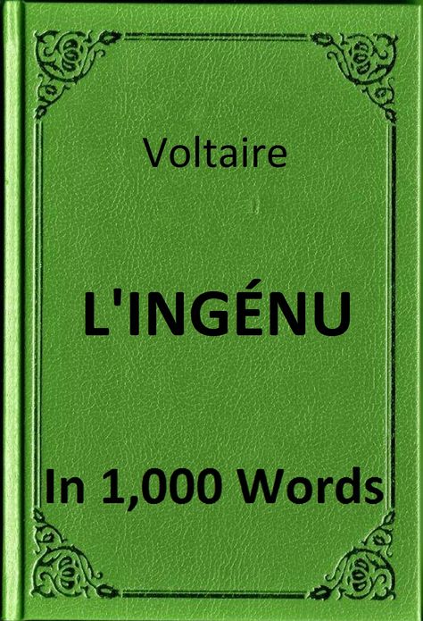 Voltaire - L'Ing&eacute;nu in 1,000 Words (Zbooker Classics)