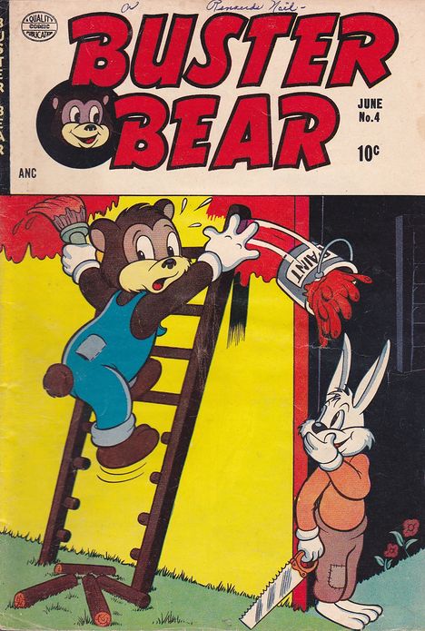 Buster Bear Number 4 Childrens Comic Book