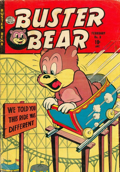 Buster Bear Number 8 Childrens Comic Book