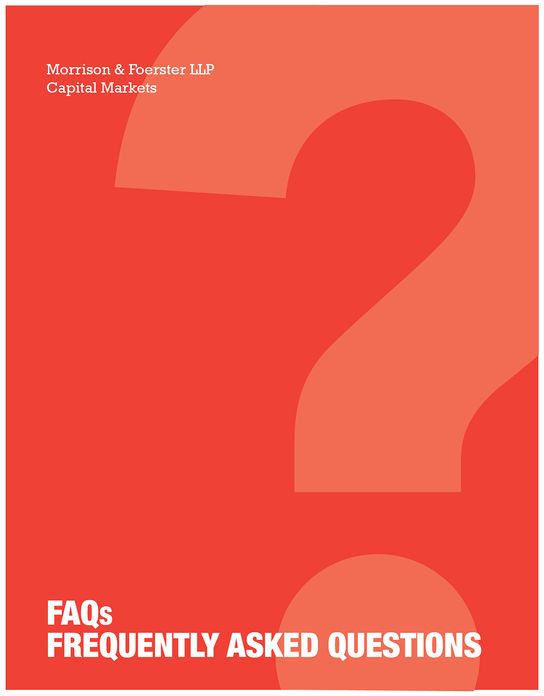 Capital Markets and Securities FAQs