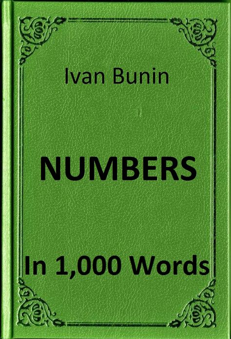 Bunin - Numbers in 1,000 Words (Zbooker Classics)