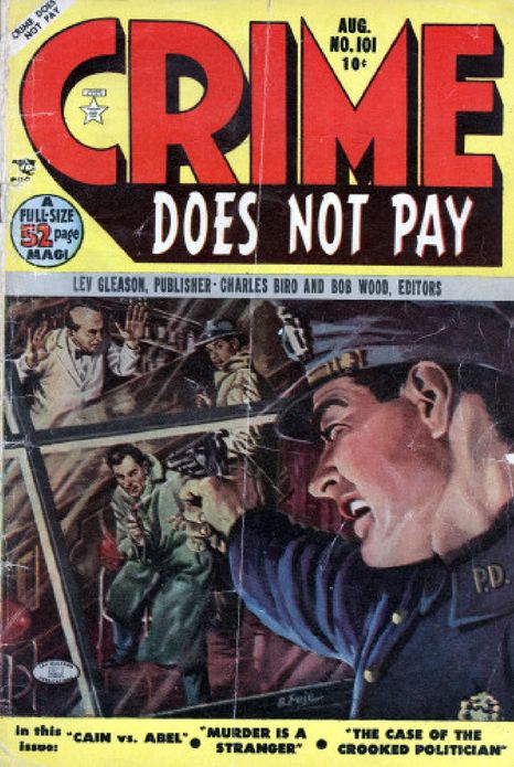 Crime Does Not Pay Number 101 Crime Comic Book