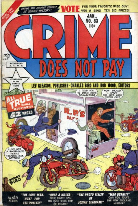 Crime Does Not Pay Number 83 Crime Comic Book