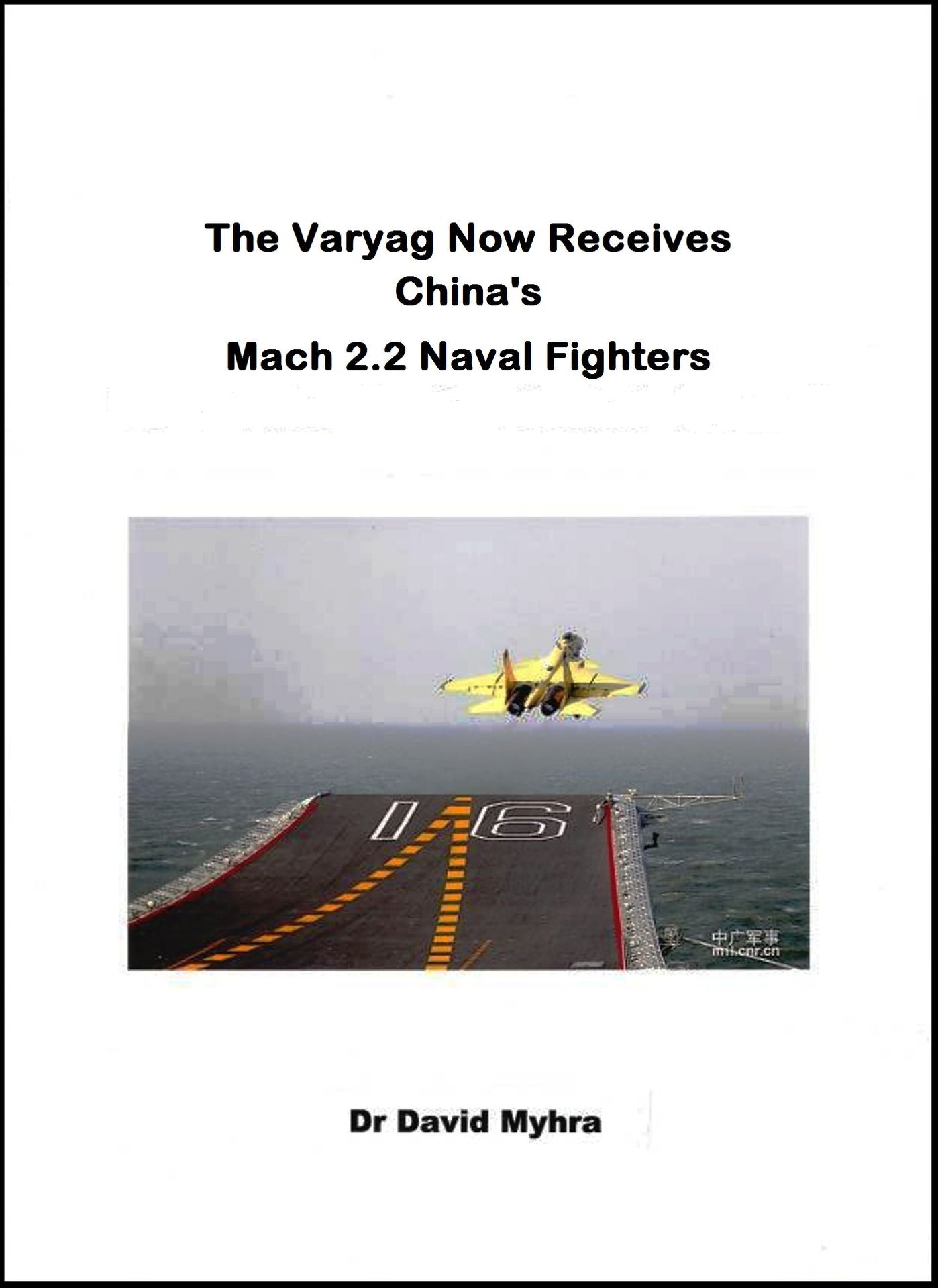 The Varyag Now Receives China's Mach 2.2 Naval Fighters