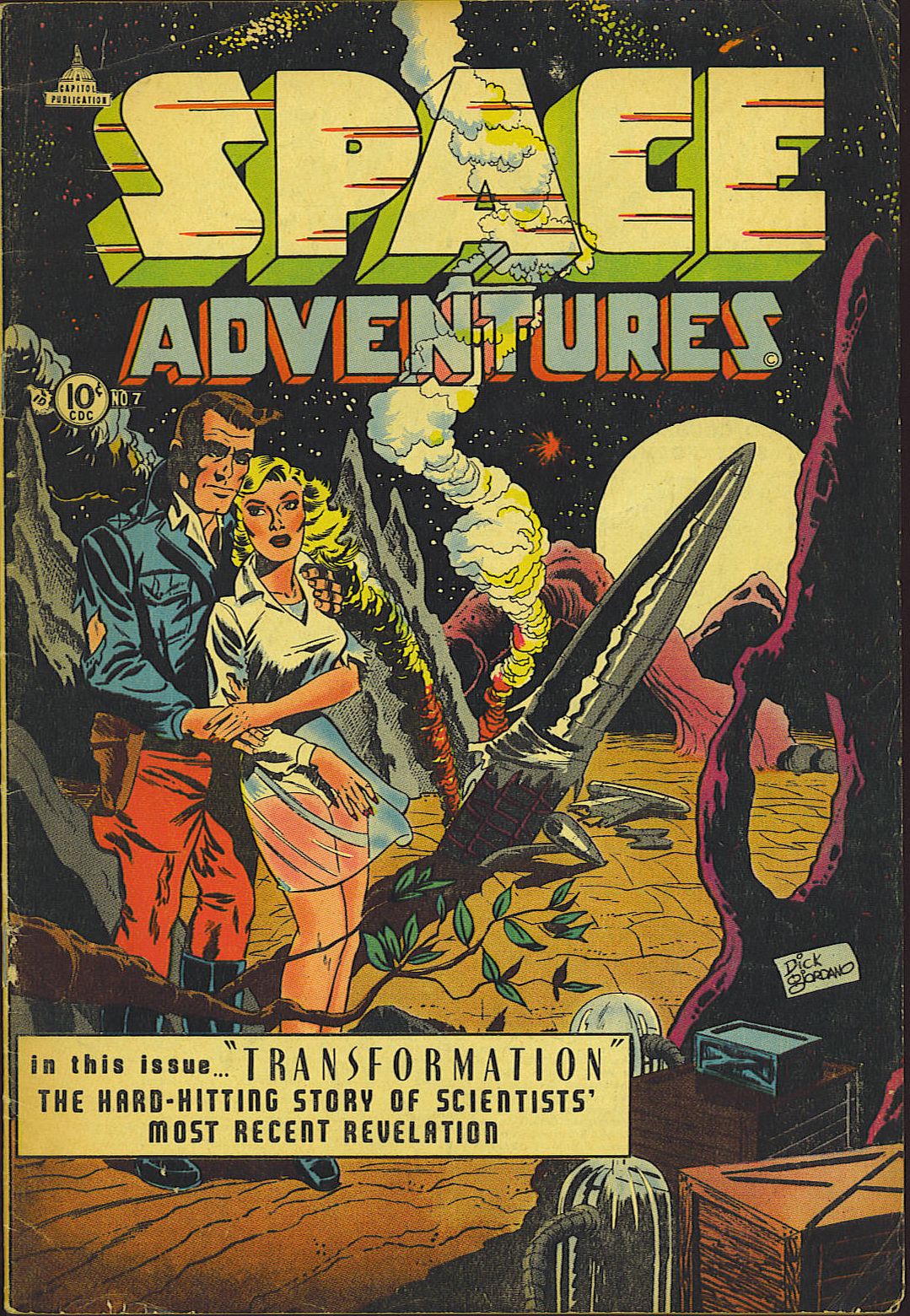 Space Adventures Number 7 Science Fiction Comic Book