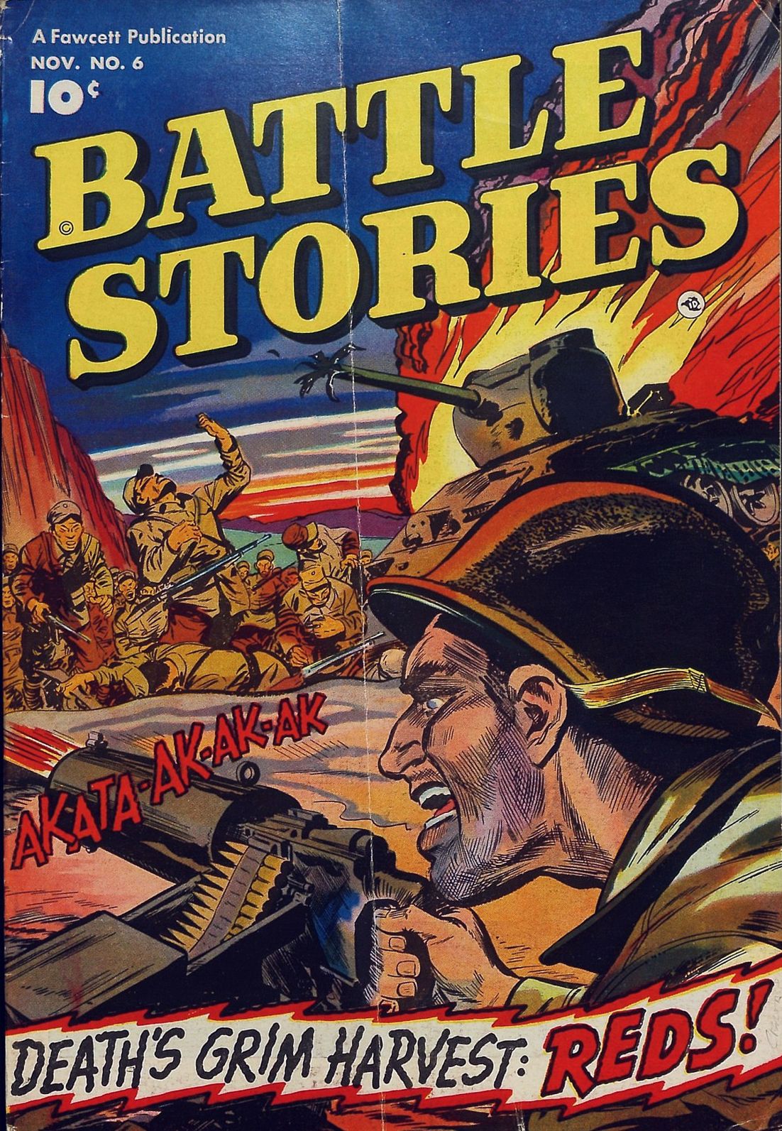 Battle Stories Number 6 War Comic Book