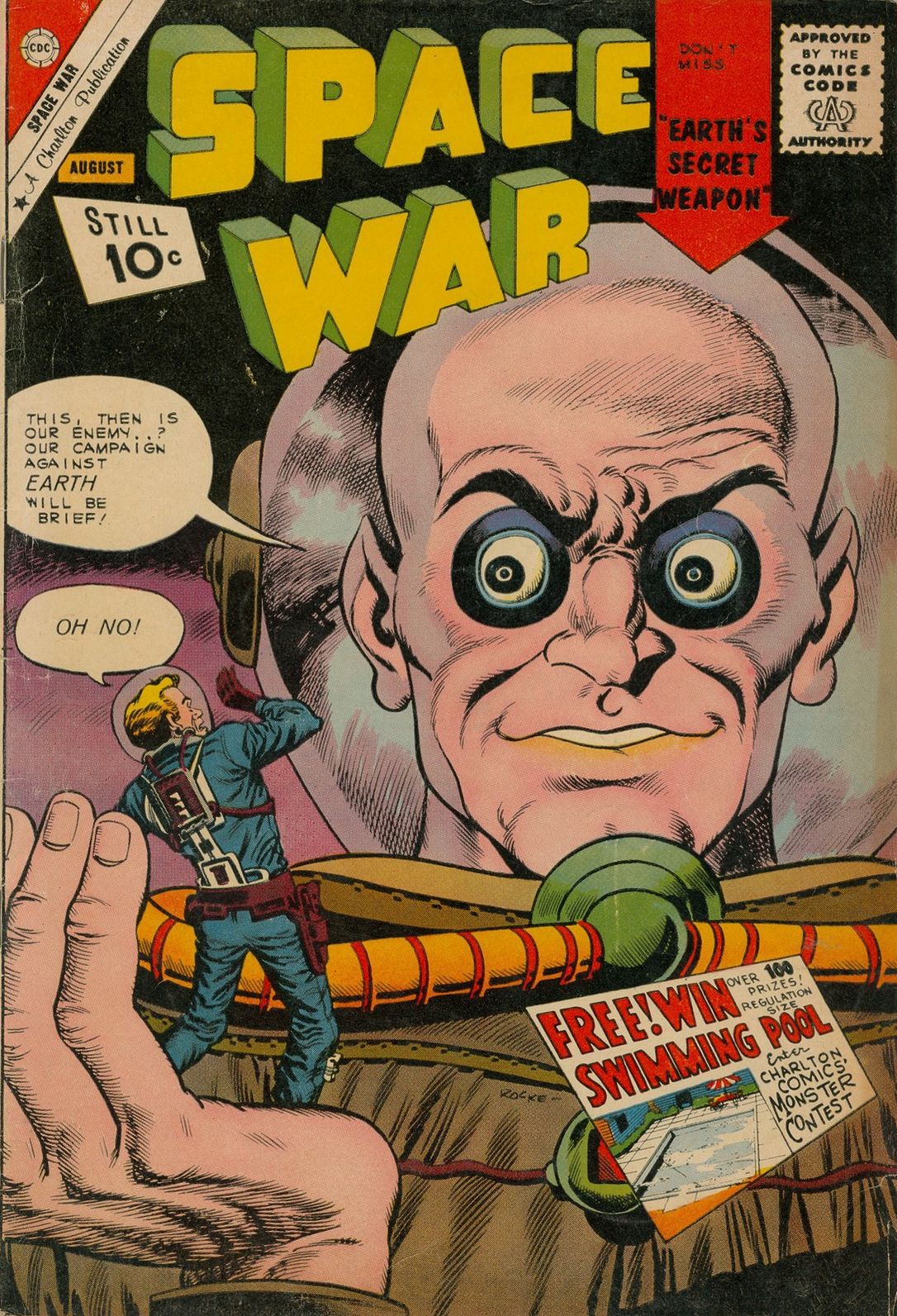Space War Number 12 Science Fiction Comic Book