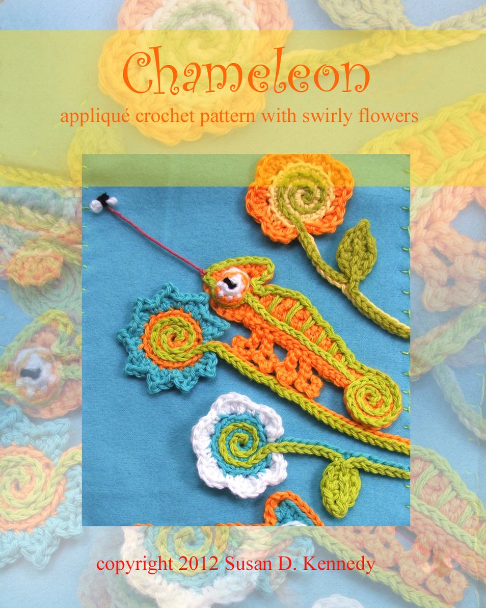 Susan’s Chameleon Appliqu&eacute; Crochet Pattern