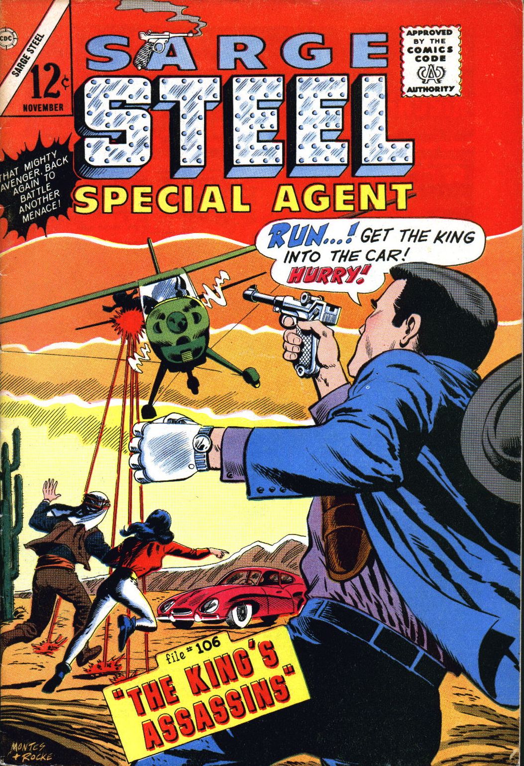 Sarge Steel Number 6 Action Comic Book