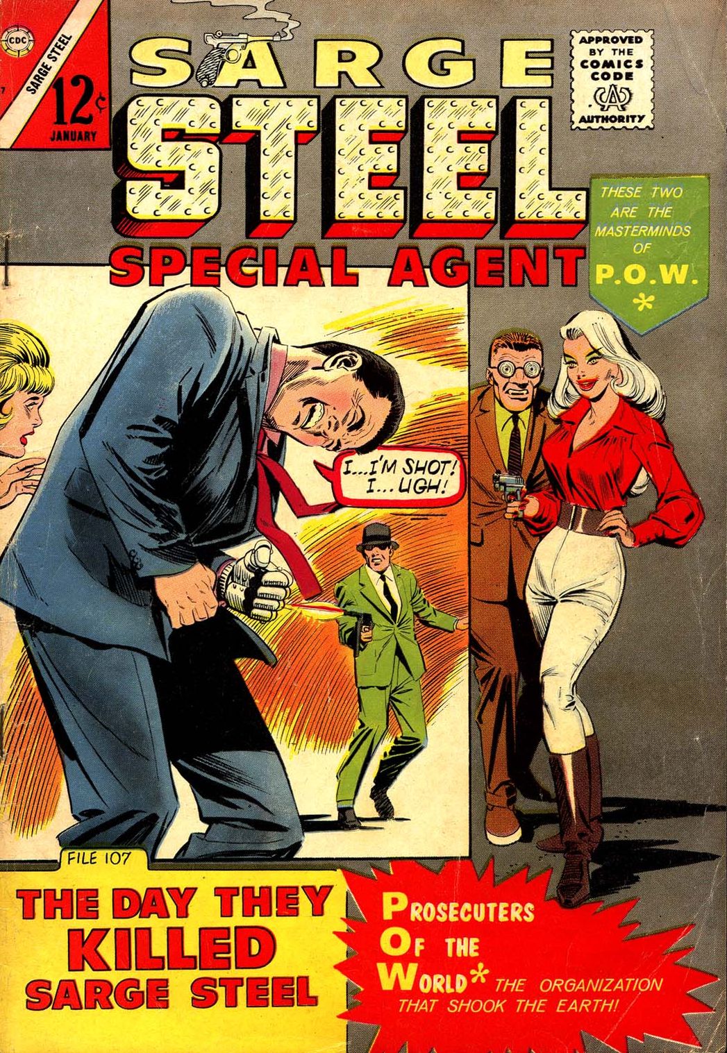Sarge Steel Number 7 Action Comic Book