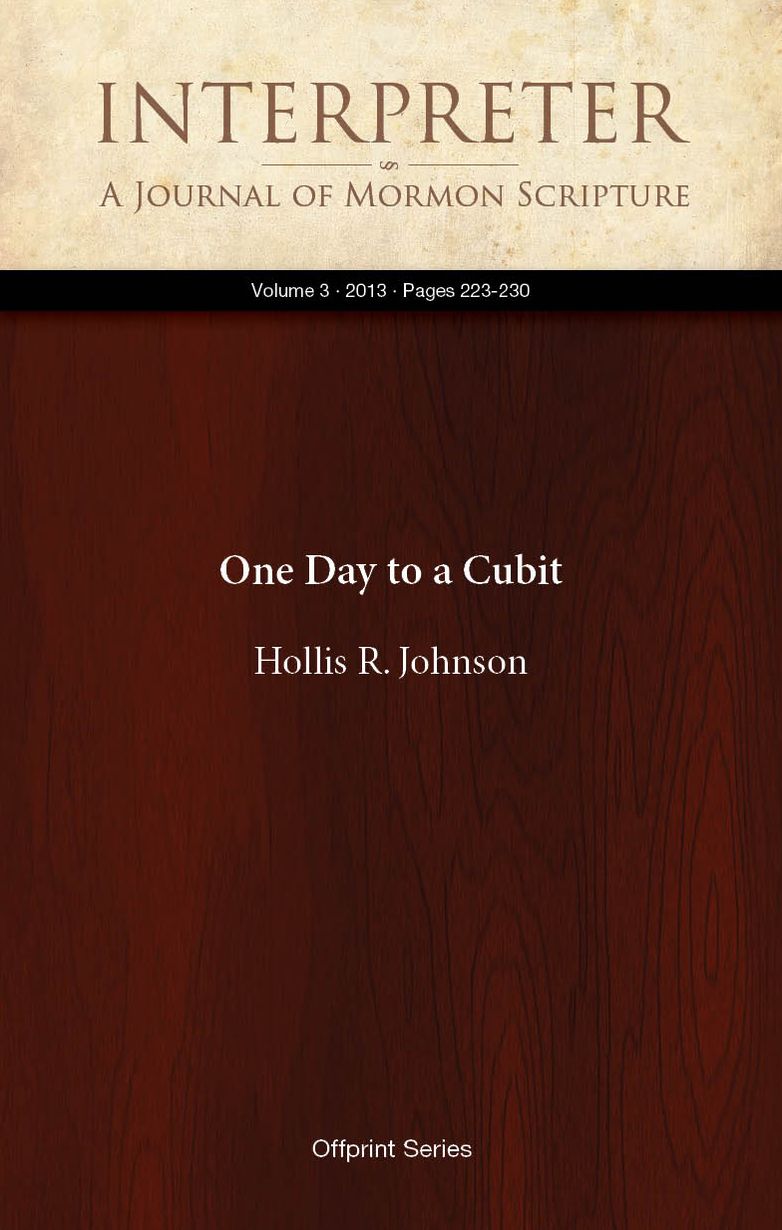 One Day to a Cubit