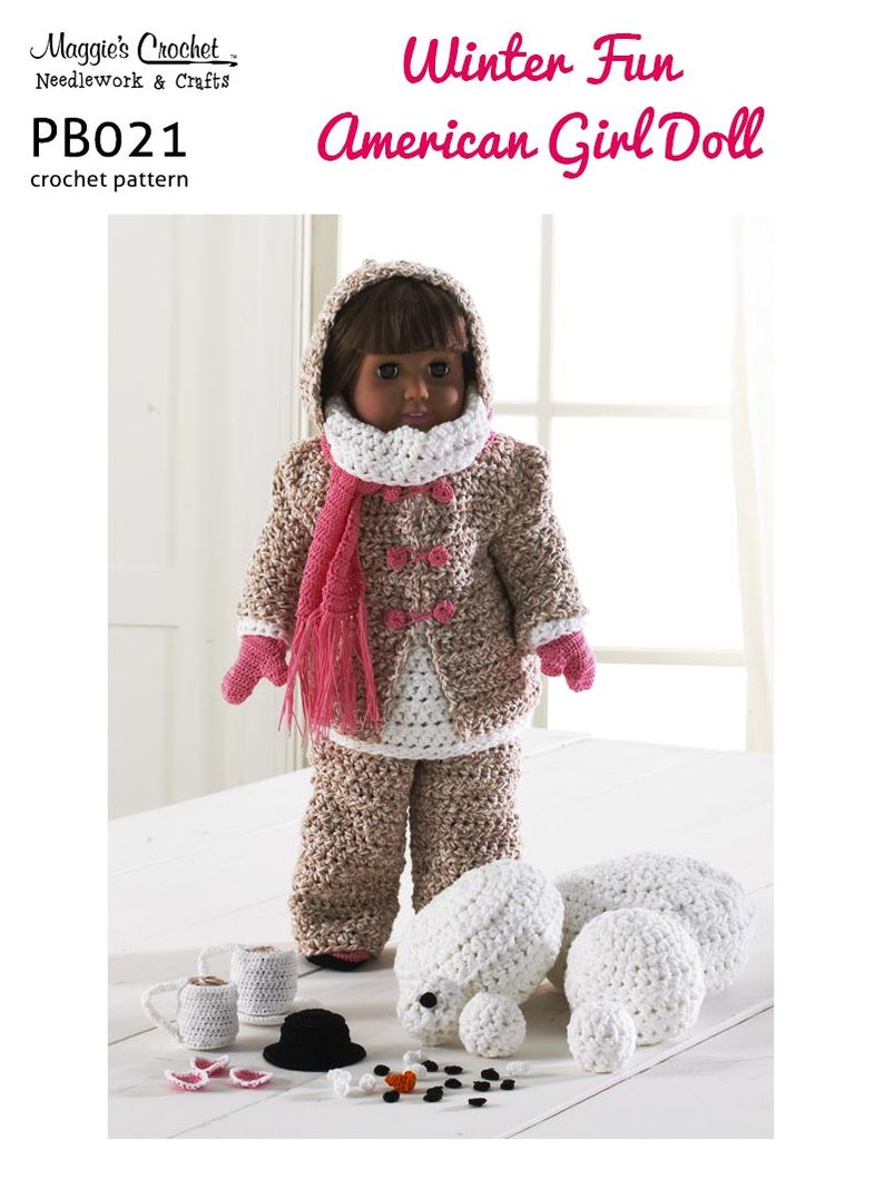 PB021-R Winter Fun Doll Set Crochet Pattern