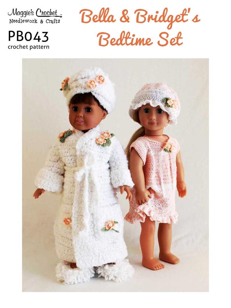 PB043-R Bella & Bridgets Bedtime Set Crochet Pattern