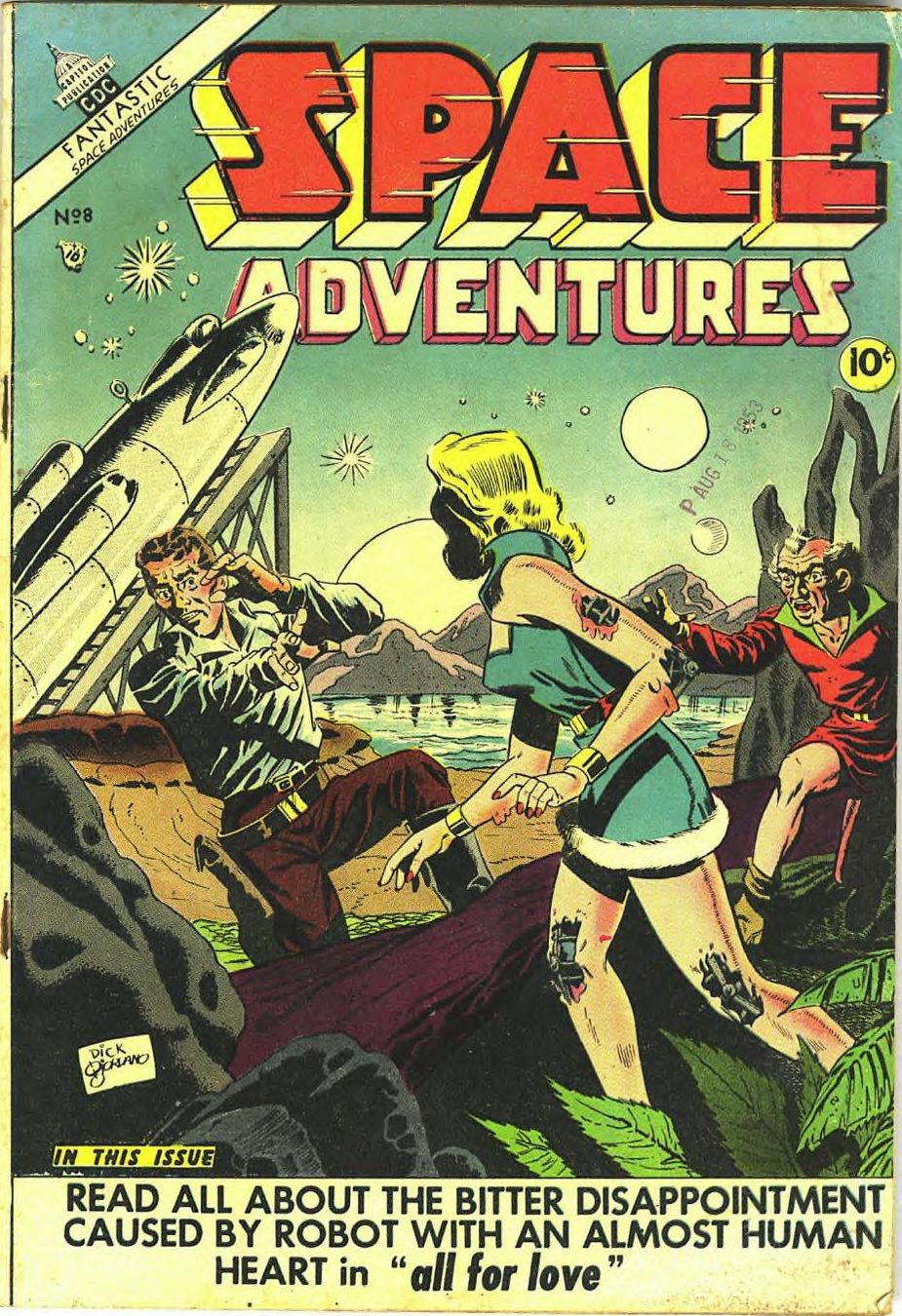 Space Adventures Number 8 Science Fiction Comic Book