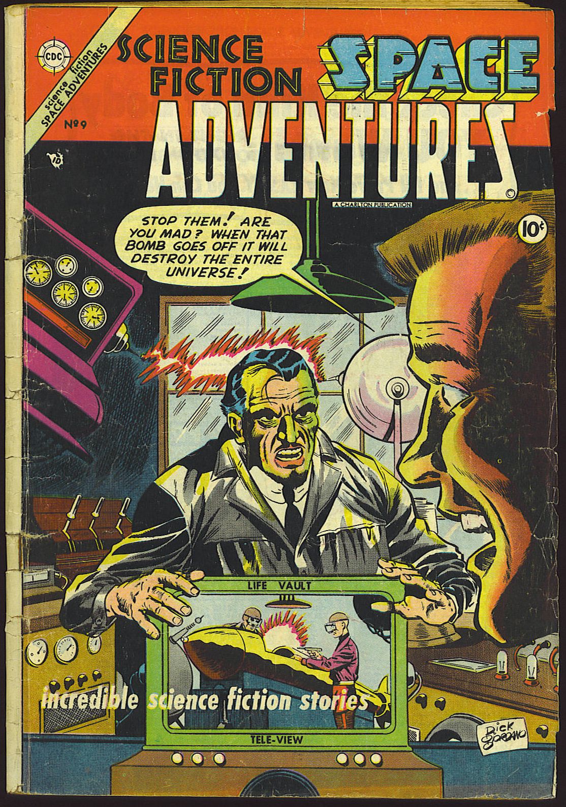 Space Adventures Number 9 Science Fiction Comic Book