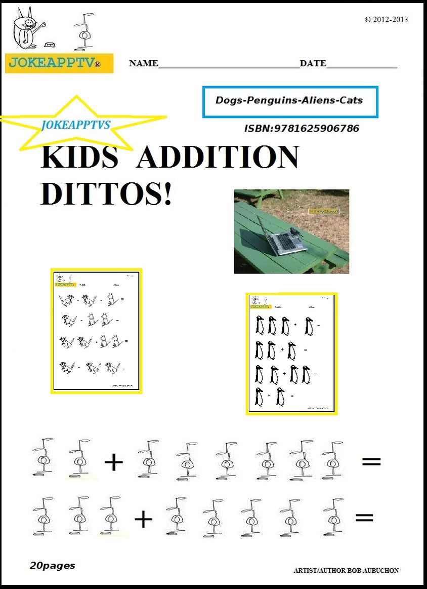 Kids Addition Dittos