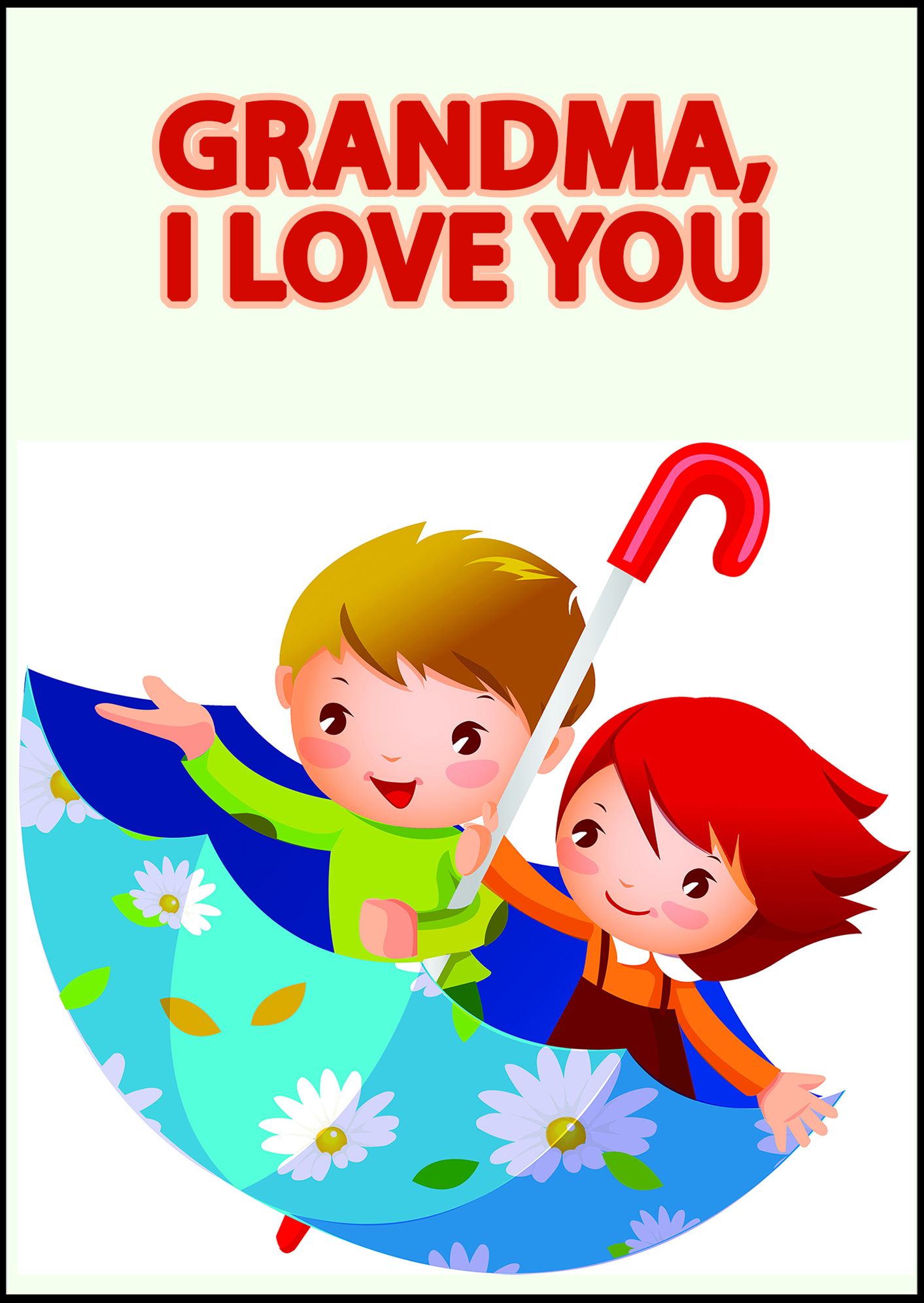 Grandma, I Love You. A Children's Picture Book