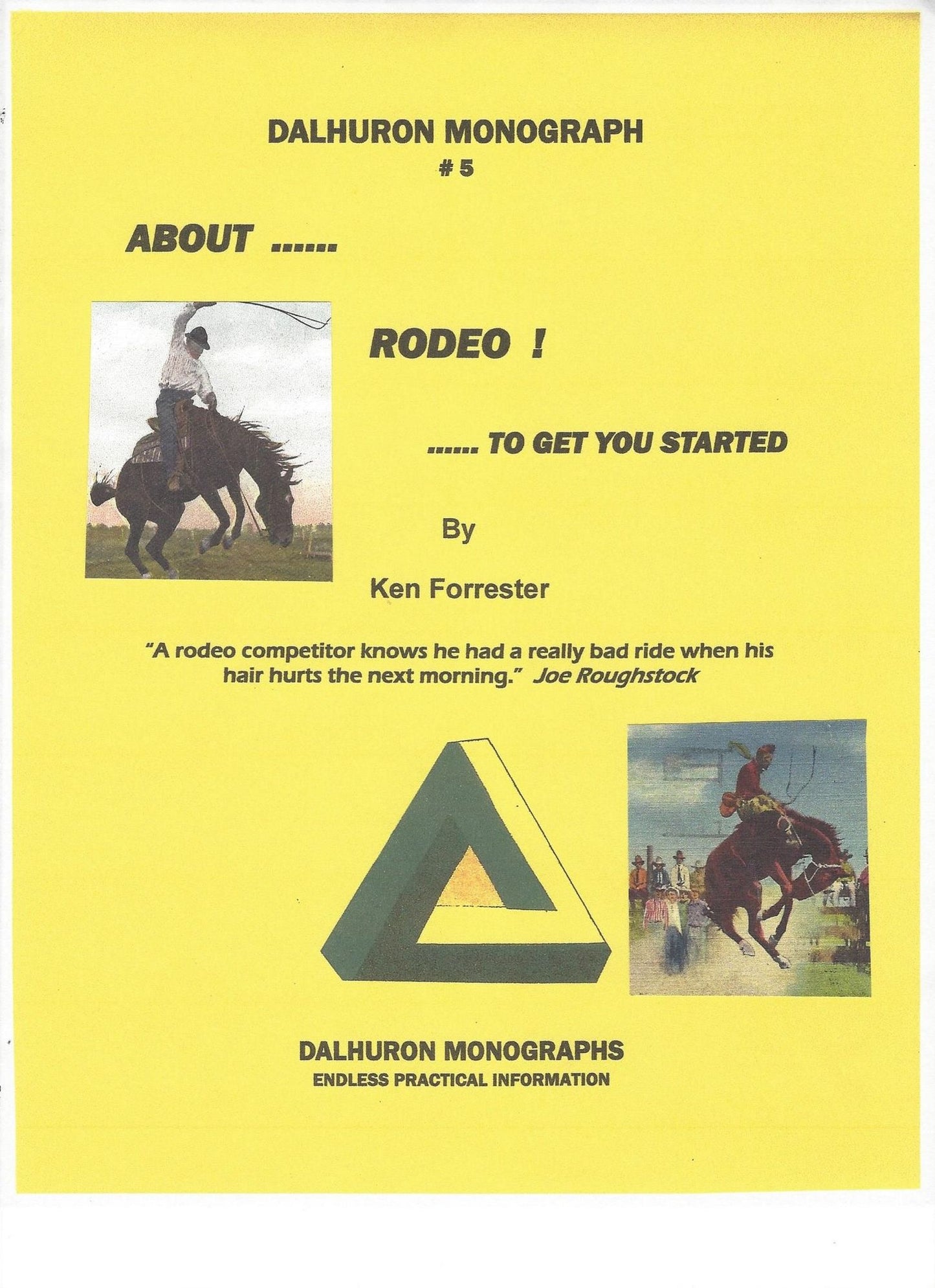 ABOUT ... RODEO ... TO GET YOU STARTED