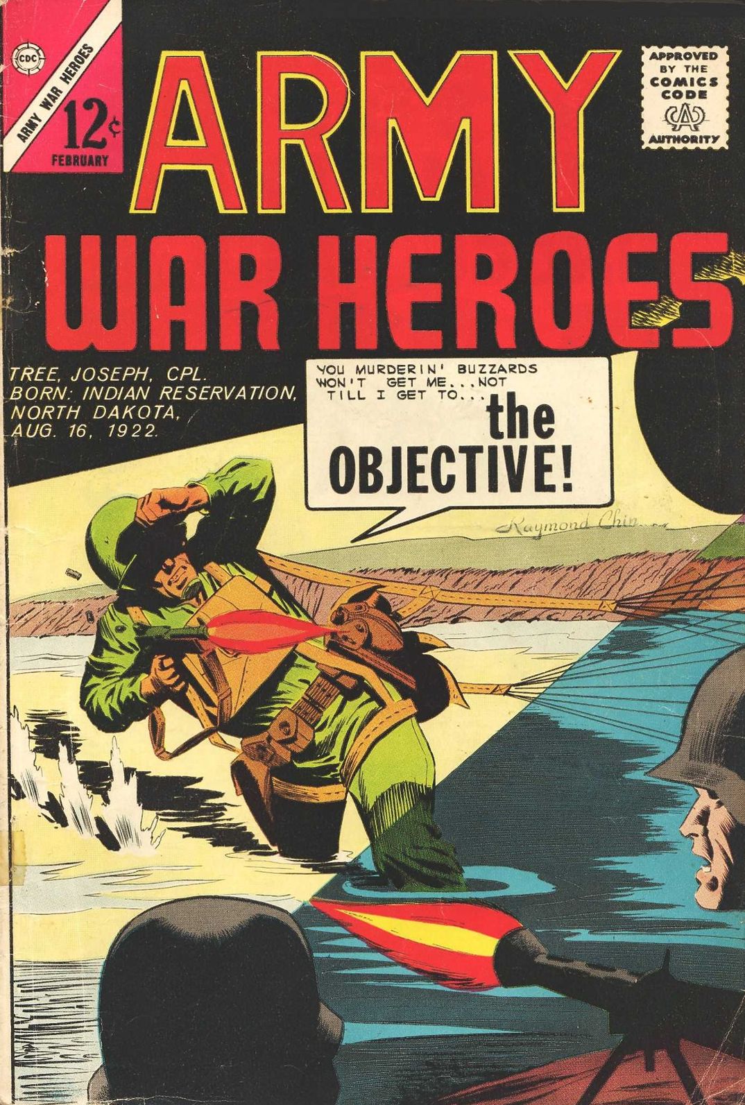 Army War Heroes Number 2 War Comic Book