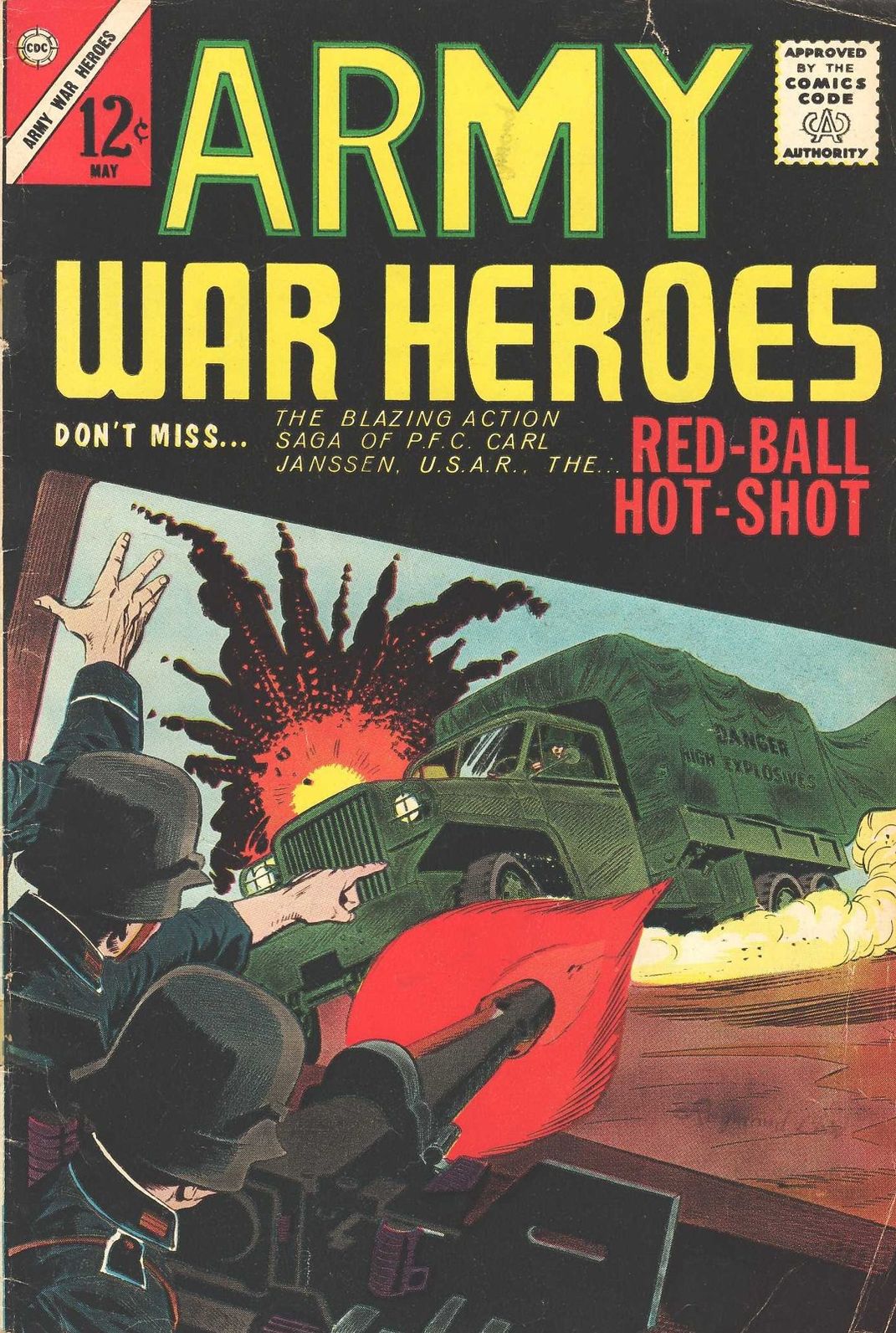 Army War Heroes Number 3 War Comic Book