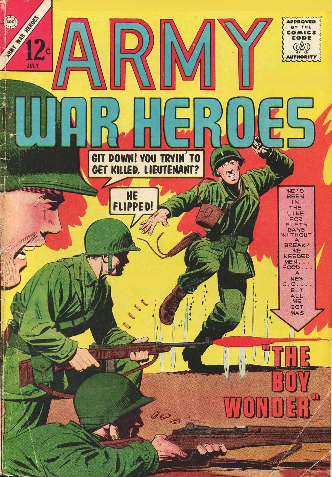 Army War Heroes Number 4 War Comic Book