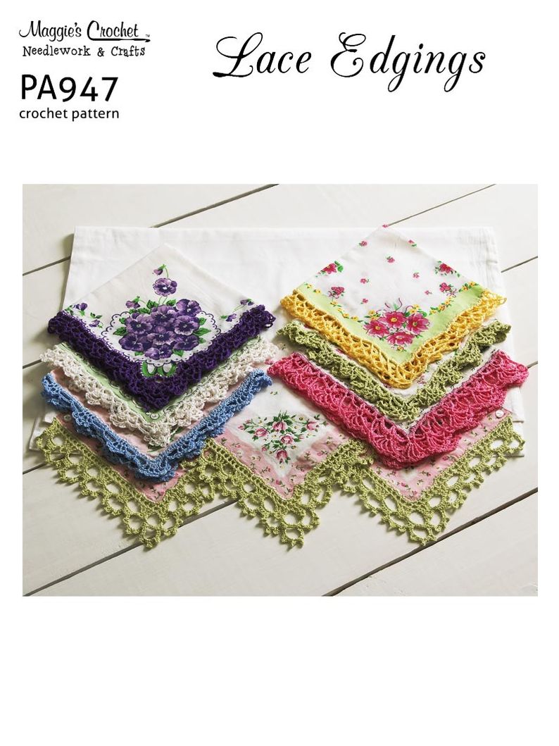 PA947-R Lace Edgings Crochet Pattern