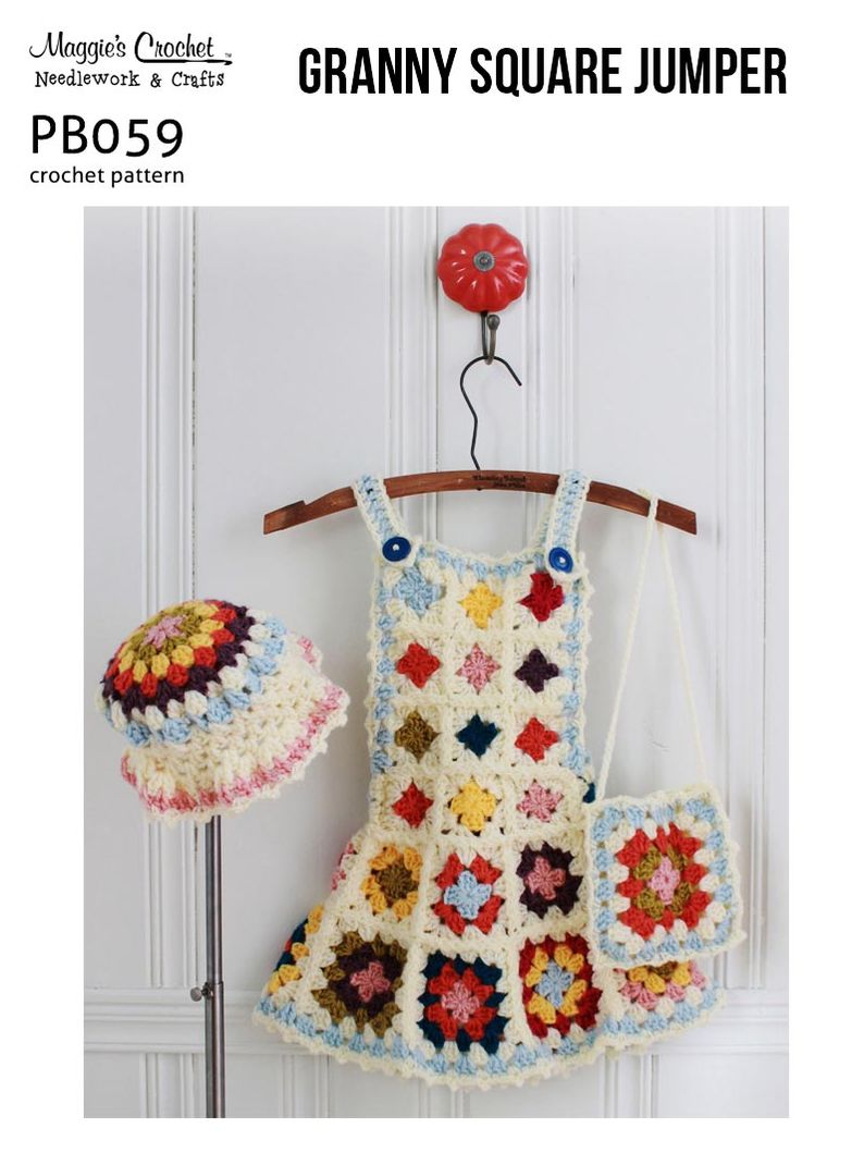 PB059-R Granny Jumper Crochet Pattern