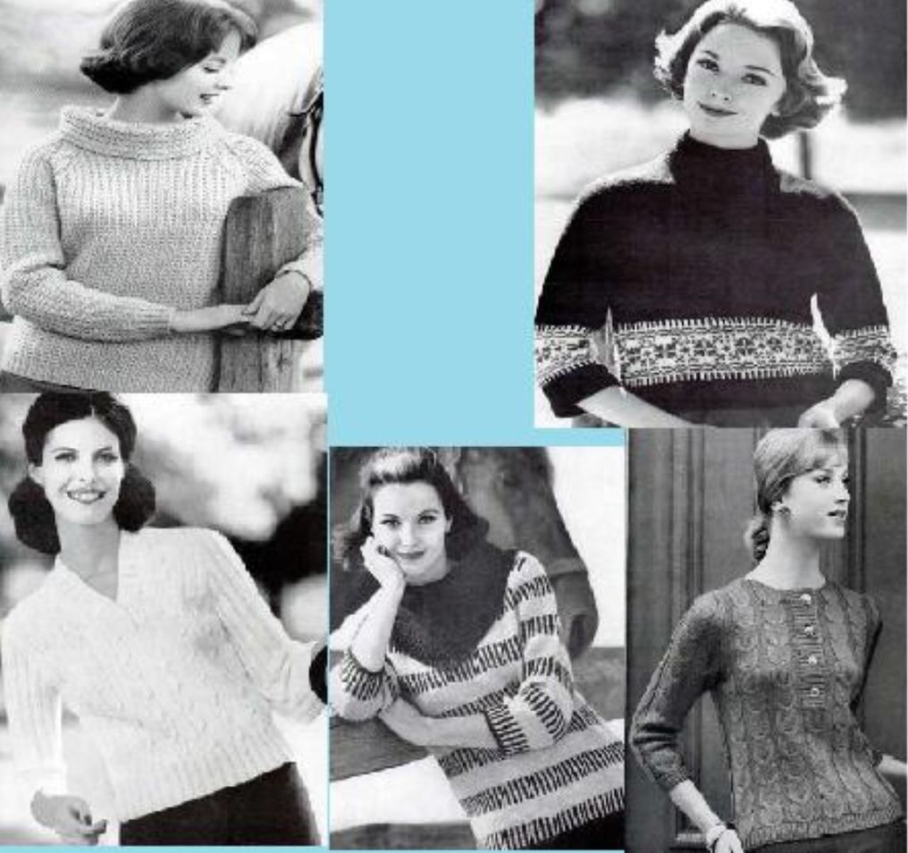 Classic Knitting Patterns for Women’s Slipover Sweaters
