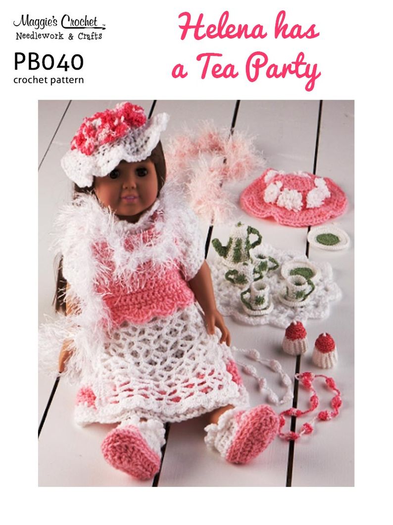 PB040-R Helena Tea Party Crochet Pattern