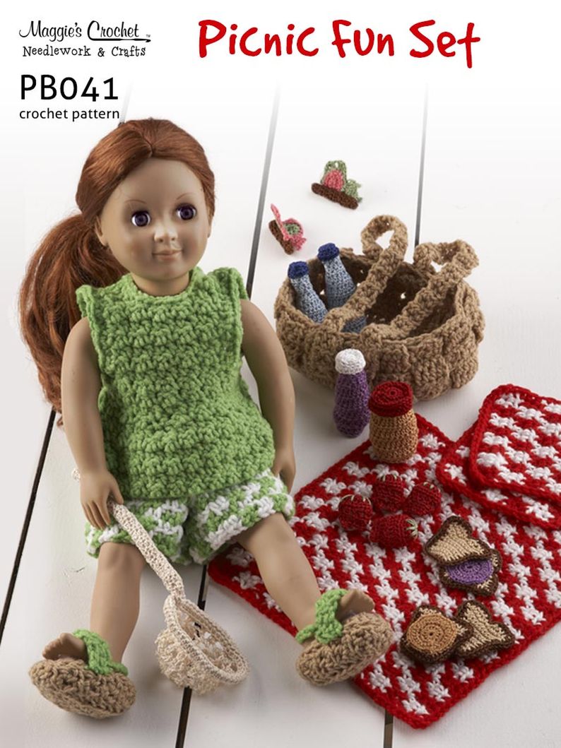 Crochet Pattern Picnic Set PB041-R