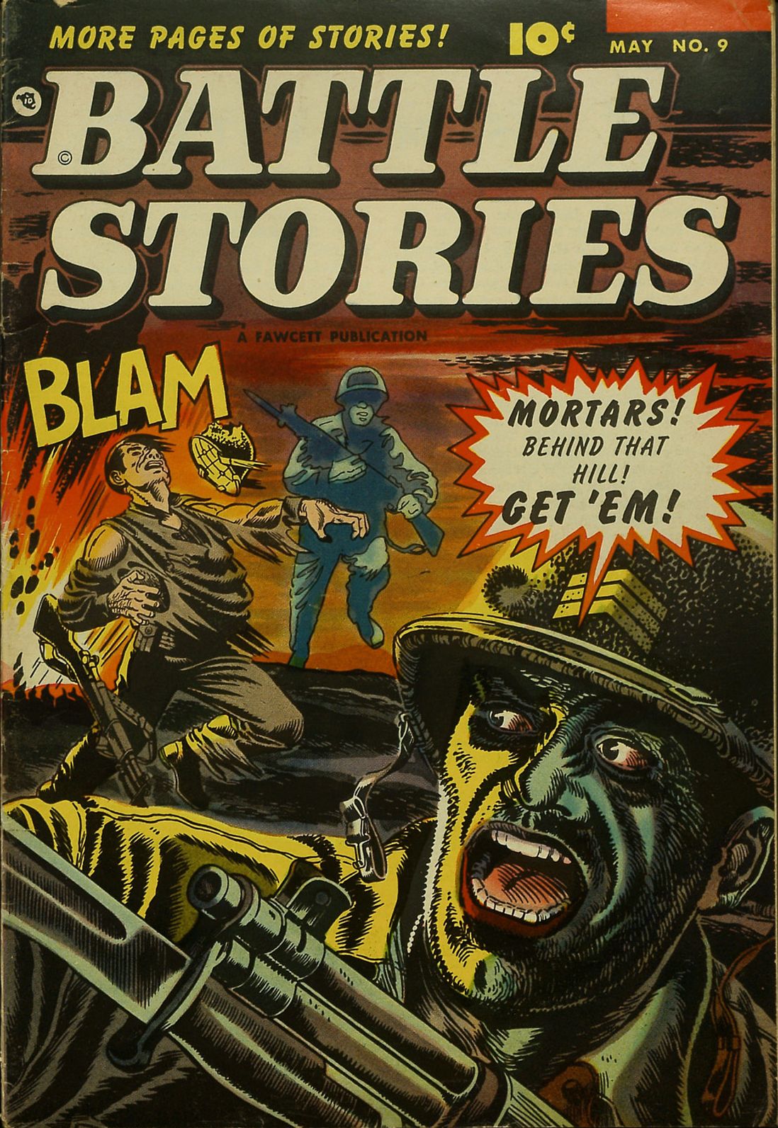Battle Stories Number 9 War Comic Book