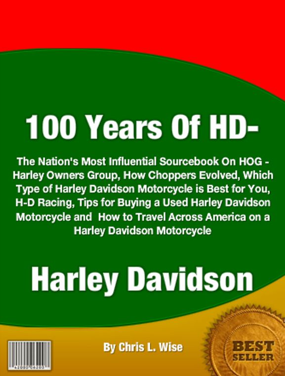 100 Years Of HD-Harley Davidson: The Nation's Most Influential Sourcebook On HOG - Harley Owners Group, How Choppers Evolved, Which Type of Harley Davidson Motorcycle is Best for You, H-D Racing, Tips for Buying a Used Harley Davidson Motorcycle and How