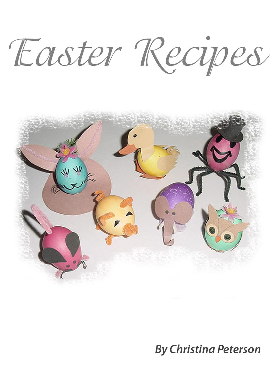 Cake, Candy, Easter Egg Decorations and Salads