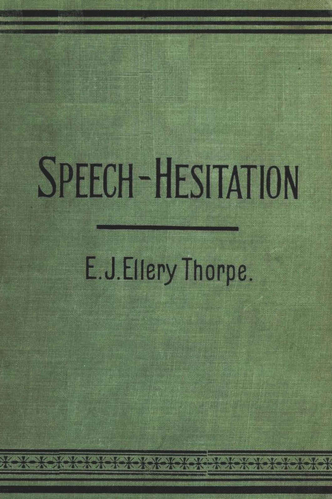 SPEECH-HESITATION
