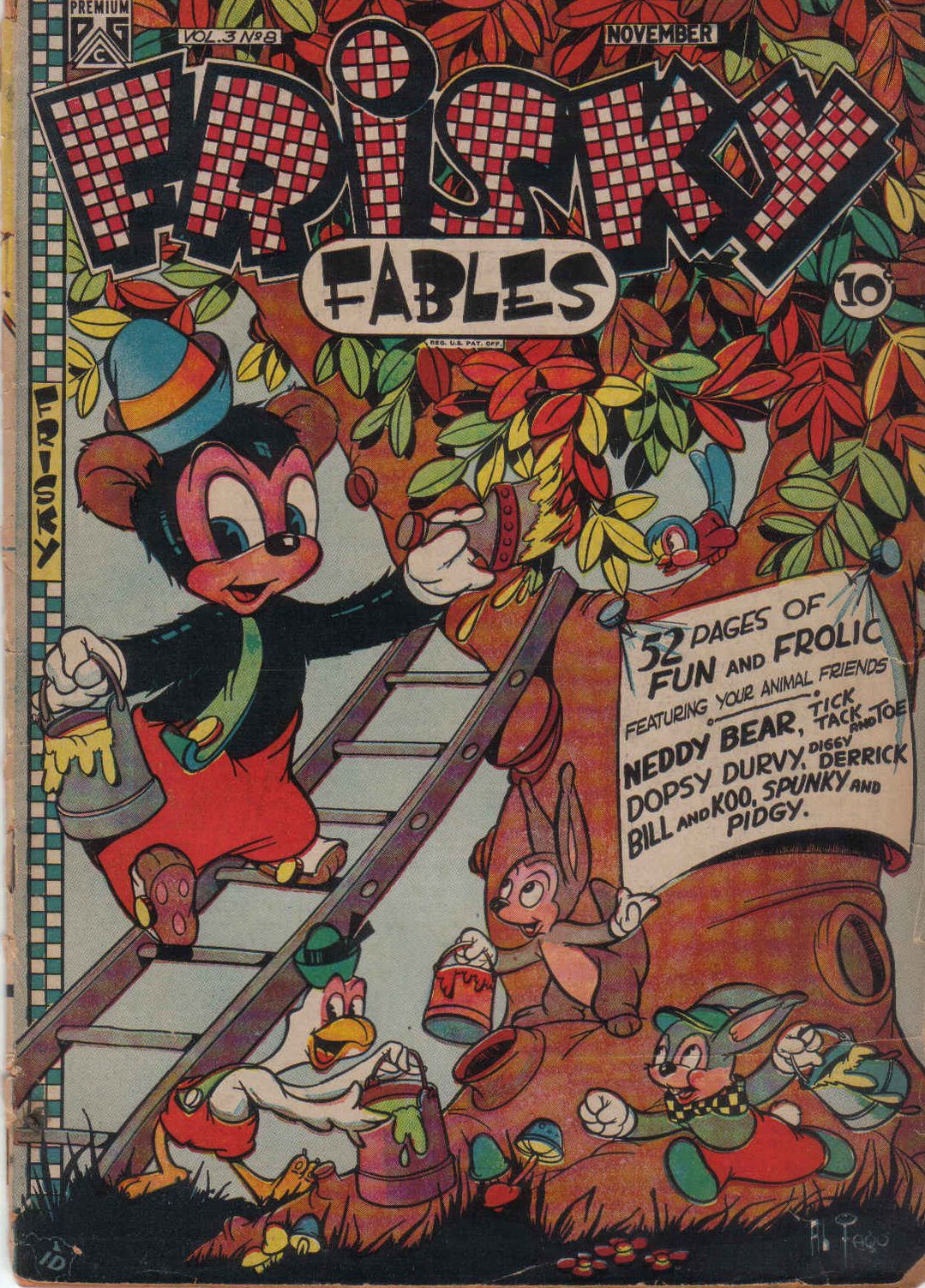 Frisky Fables Number 8 Childrens Comic Book