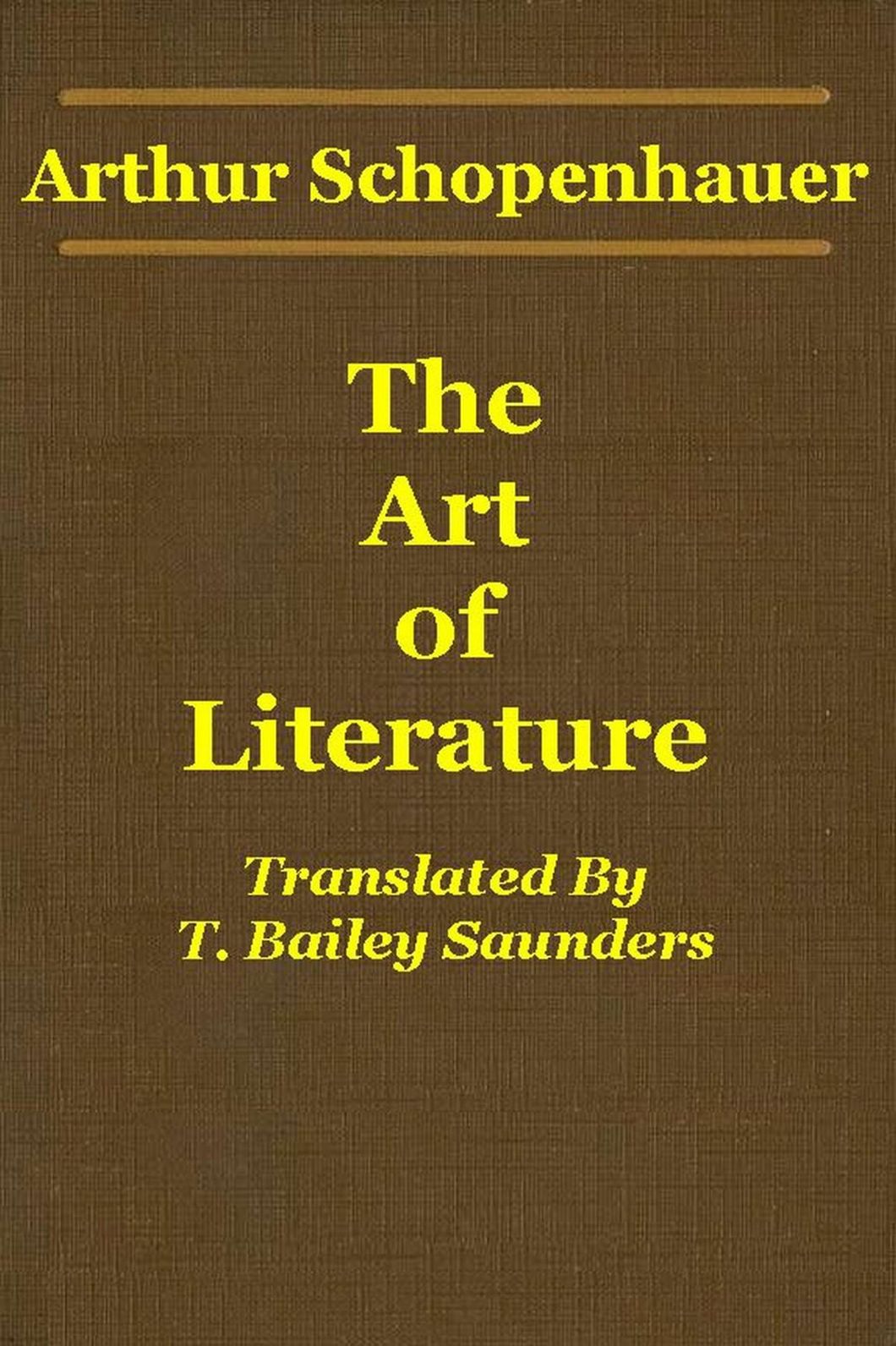 THE ART OF LITERATURE