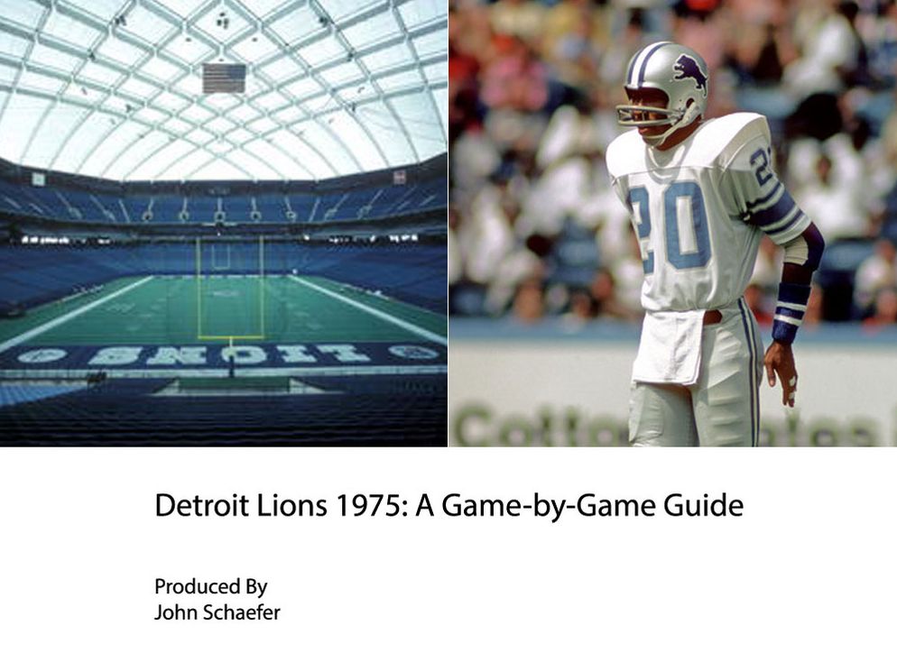 Detroit Lions 1975: A Game-by-Game Guide