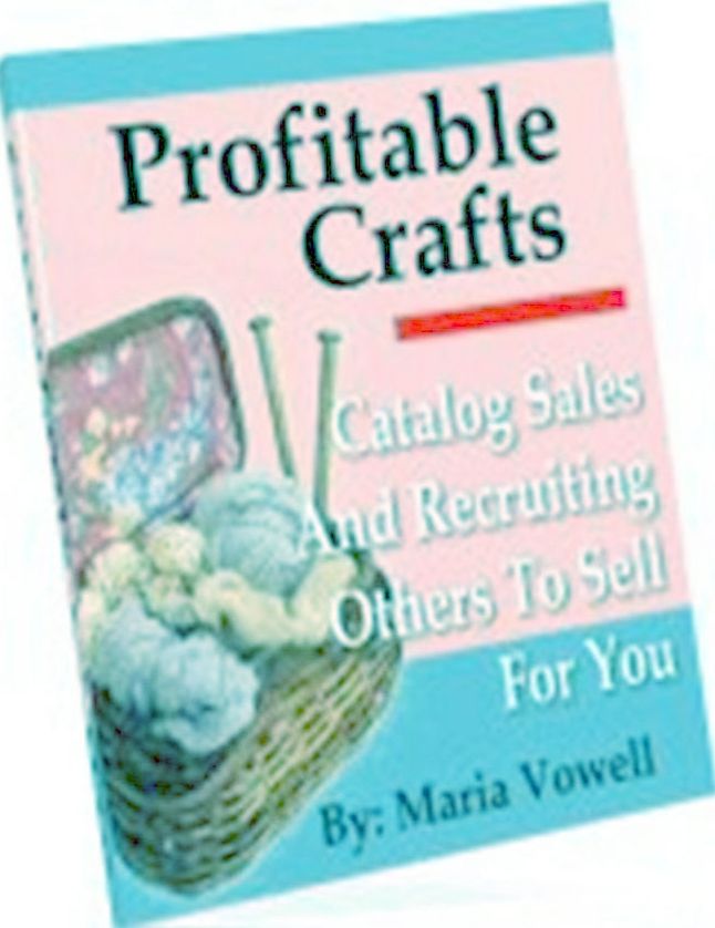 Make Money from Home eBook - Profitable Crafts Volume 4 - Great for homemakers, stay at home workers and fun for whole family....