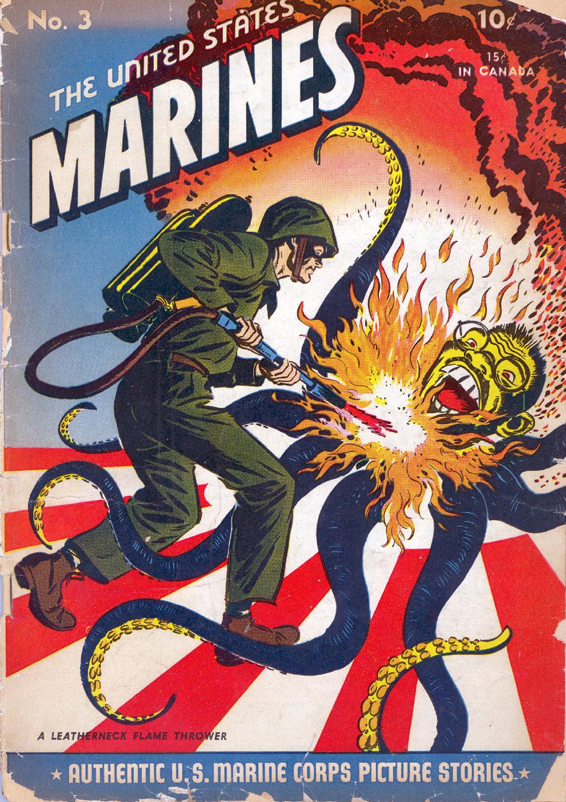 US Marines Number 3 War Comic Book