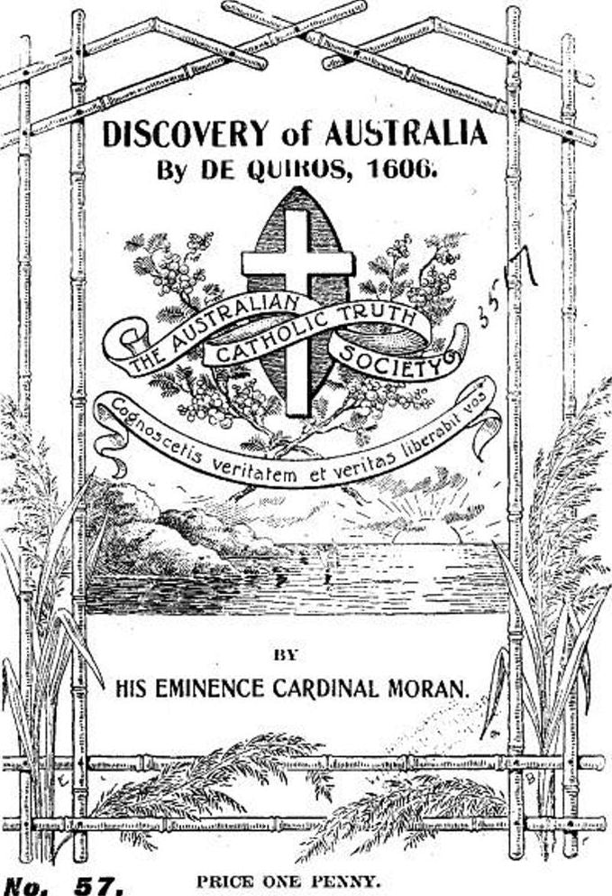Discovery of Australia by de Quiros in the Year 1606