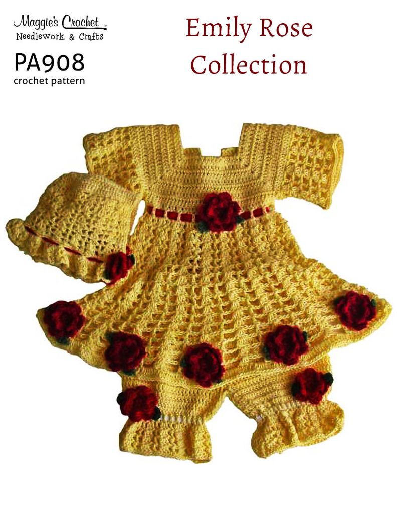 Crochet Pattern Emily Rose Collection PA908-R