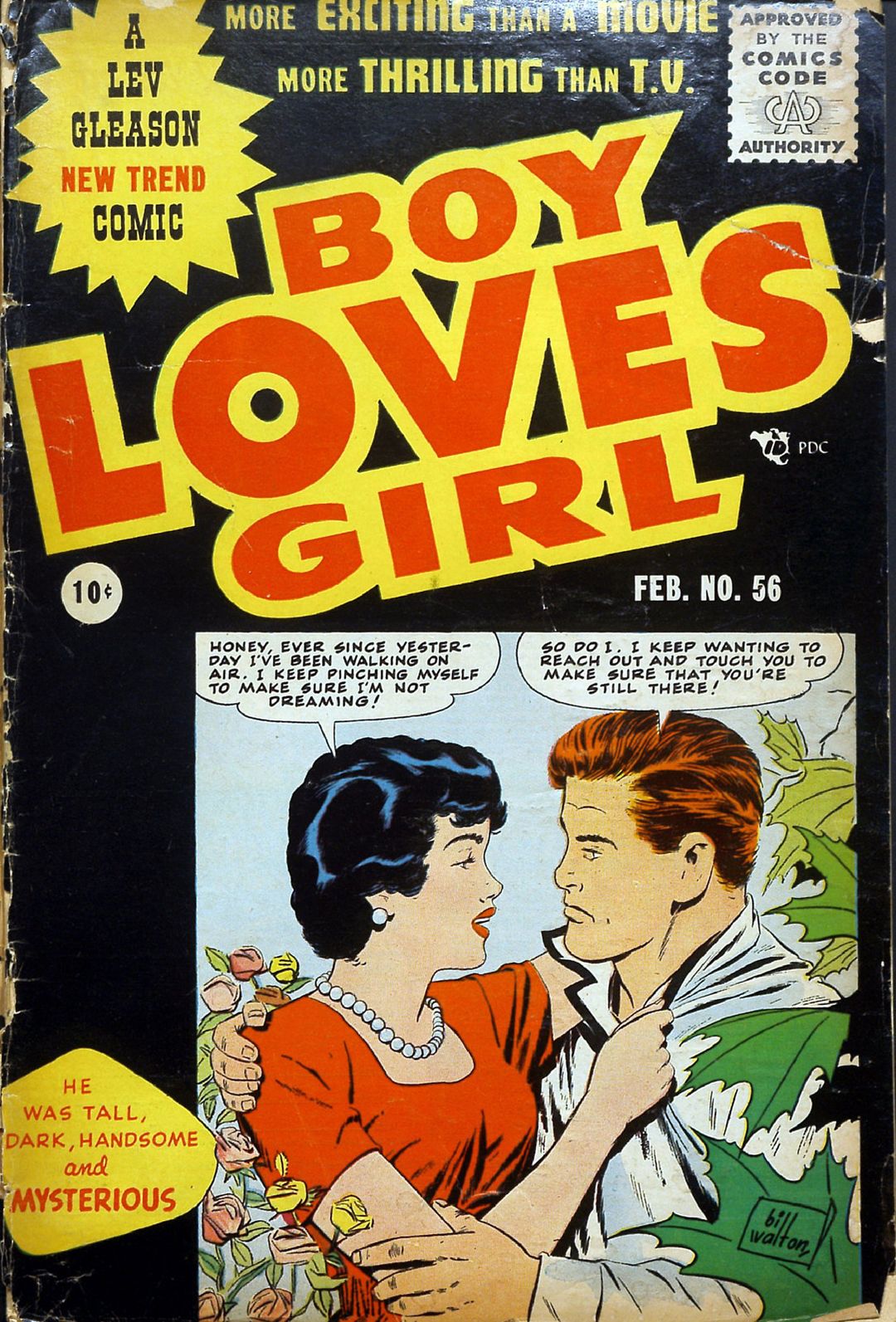 Boy Loves Girl Number 56 Romance Comic Book