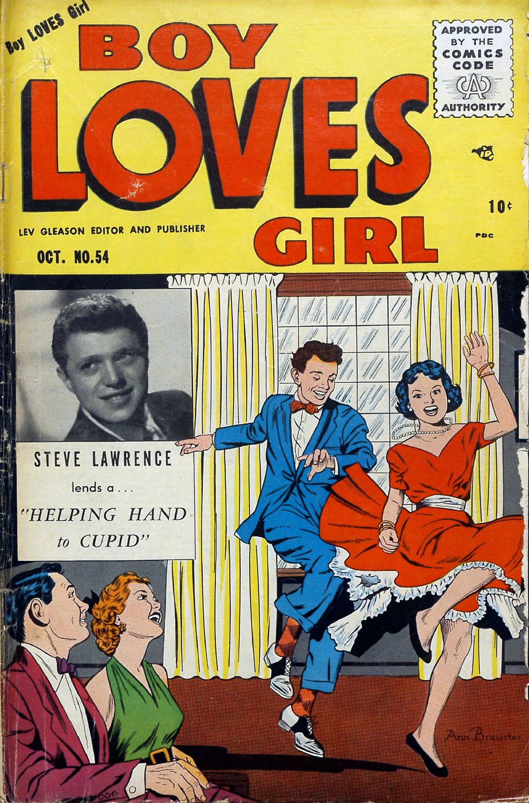 Boy Loves Girl Number 54 Romance Comic Book